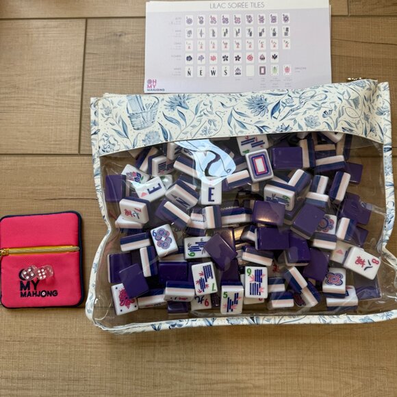 Oh My Mahjong Lilac Soiree Tiles - Picture 1 of 5